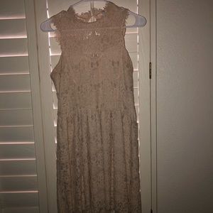 Lace Beige dress from Target size M